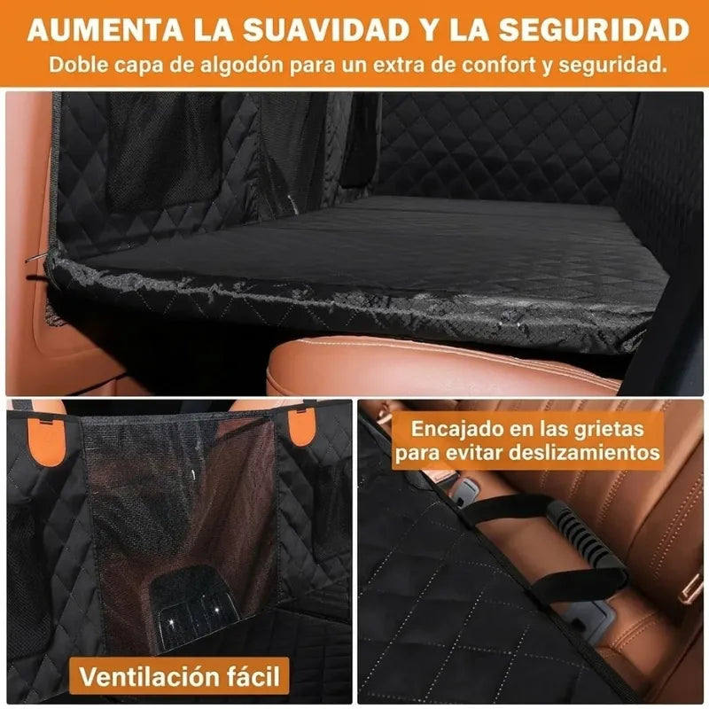 PetRide 2.0™ – Funda de Asiento Premium con Base Rígida