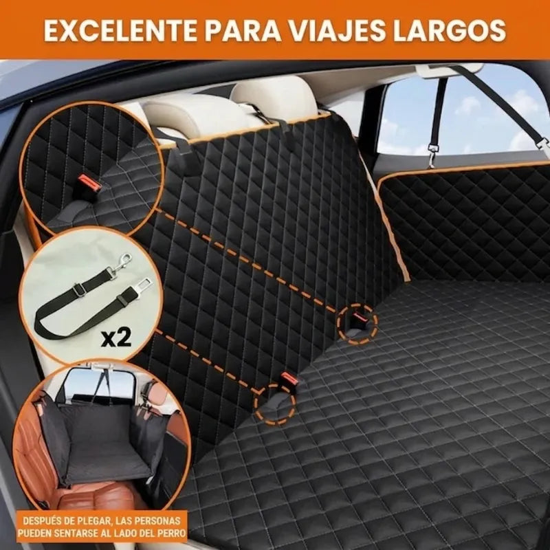 PetRide 2.0™ – Funda de Asiento Premium con Base Rígida