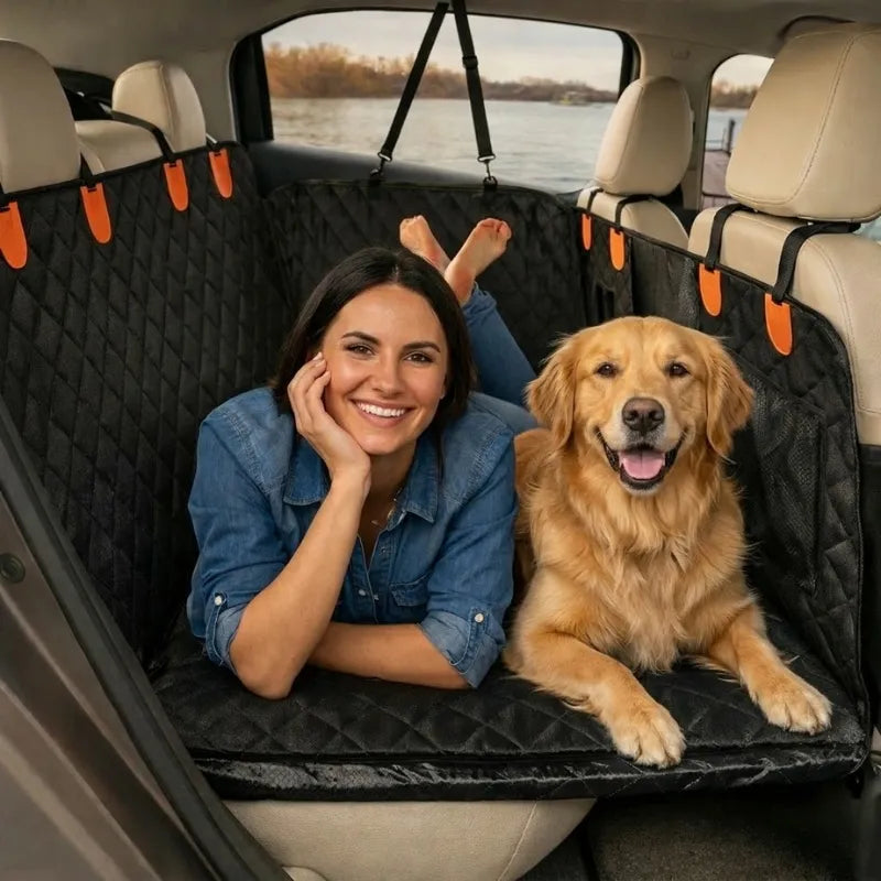 PetRide 2.0™ – Funda de Asiento Premium con Base Rígida