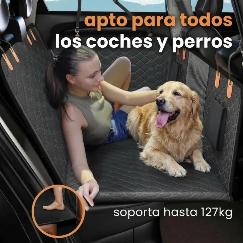 PetRide 2.0™ – Funda de Asiento Premium con Base Rígida