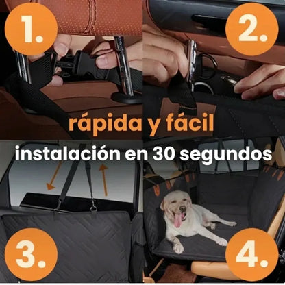 PetRide 2.0™ – Funda de Asiento Premium con Base Rígida