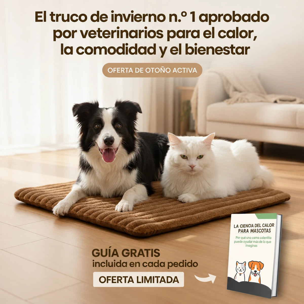 Manta Autocalentable para Perros y Gatos